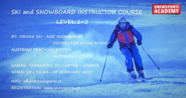 Ski and Snowboard Instructor Anwärter course, SnowSports Academy, 13-24 Φεβρουαρίου 2017